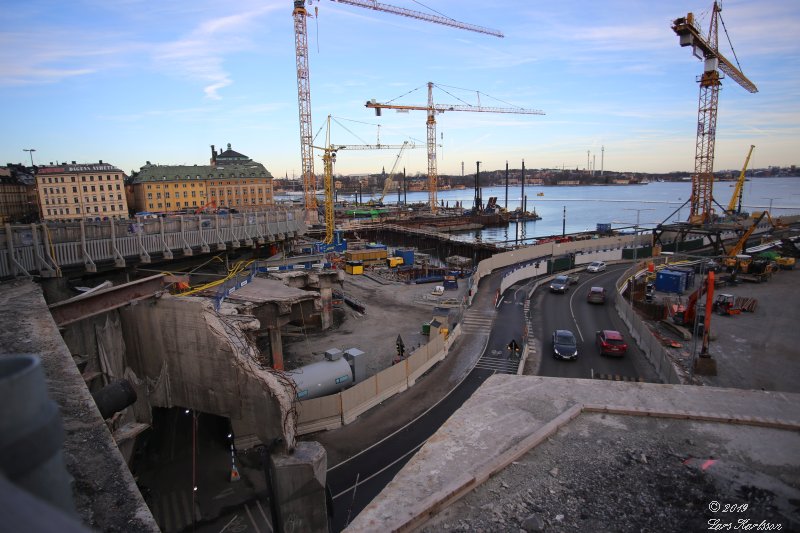 Stockholm Slussen januari 2019