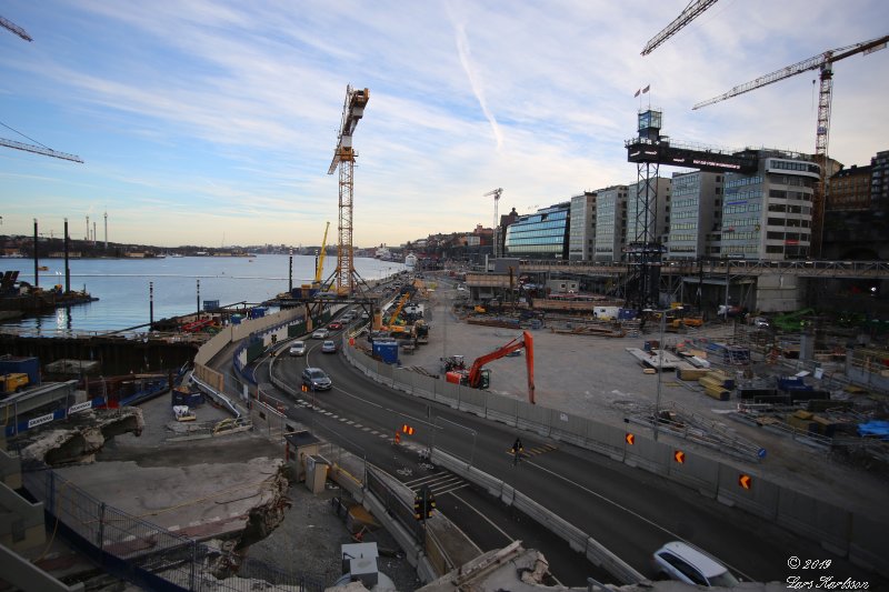 Stockholm Slussen januari 2019