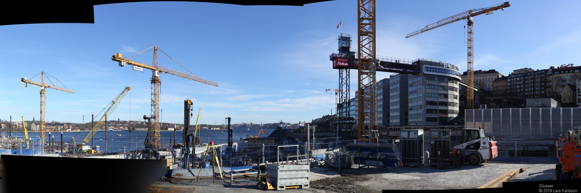 Stockholm Nya Slussen mars 2019