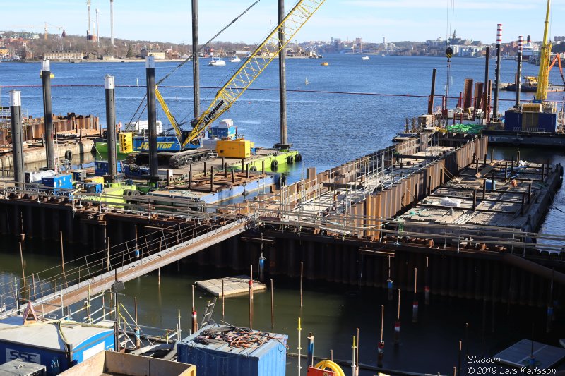 Stockholm Nya Slussen mars 2019