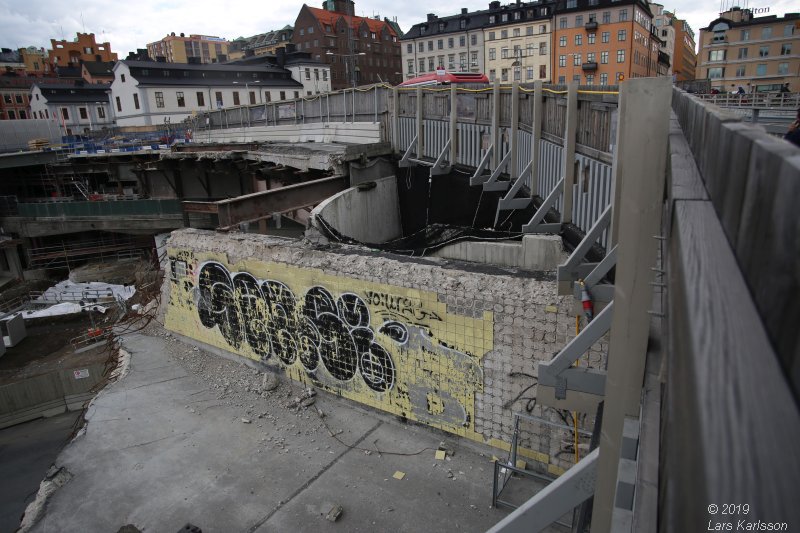 Stockholm Nya Slussen mars 2019