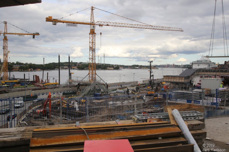 Stockholm Nya Slussen mars 2019