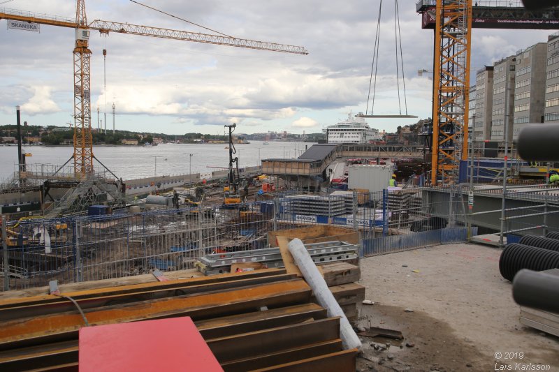 Stockholm Nya Slussen mars 2019