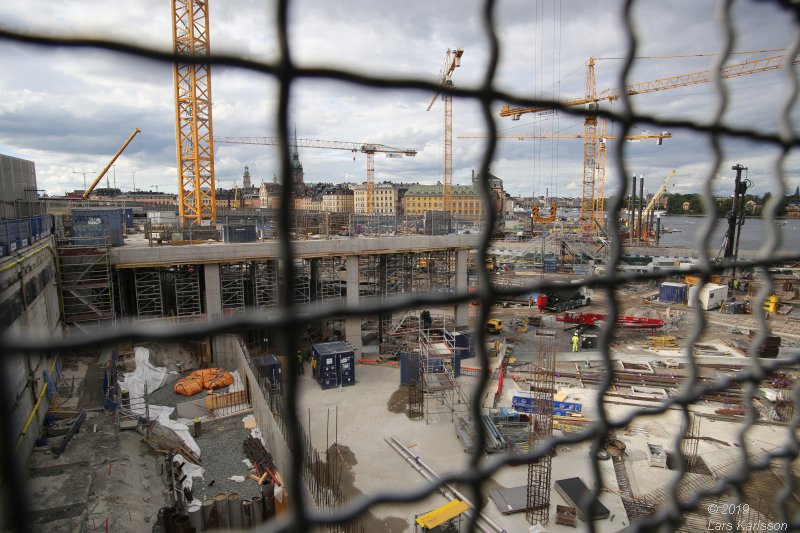 Stockholm Nya Slussen mars 2019