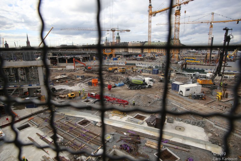 Stockholm Nya Slussen mars 2019