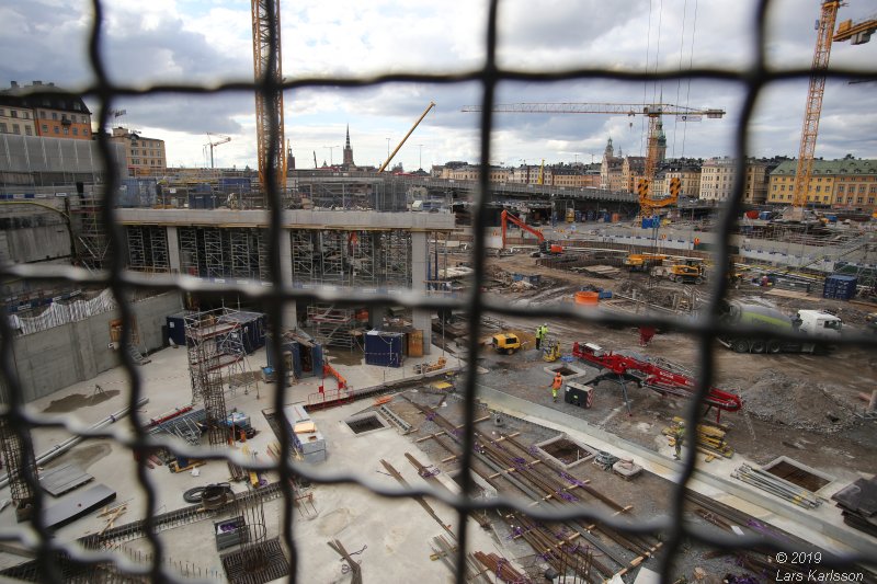 Stockholm Nya Slussen mars 2019