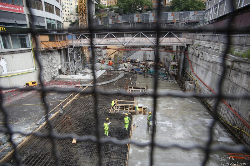 Stockholm Nya Slussen mars 2019