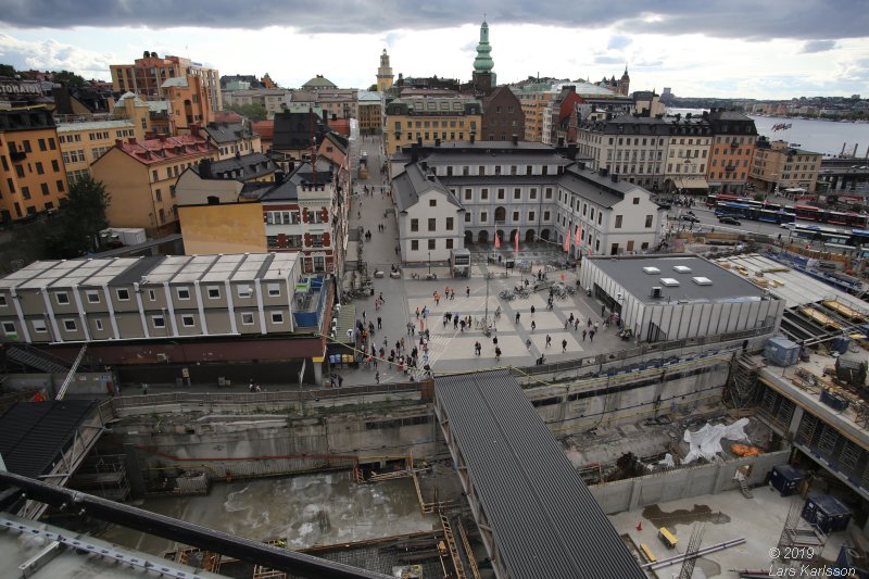 Stockholm Nya Slussen mars 2019