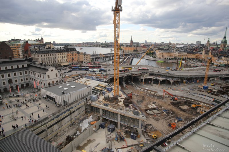 Stockholm Nya Slussen mars 2019