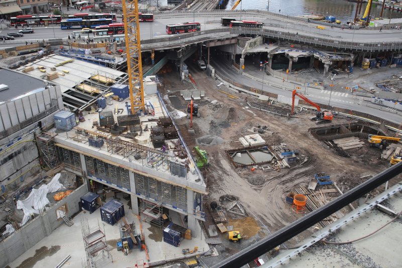 Stockholm Nya Slussen mars 2019