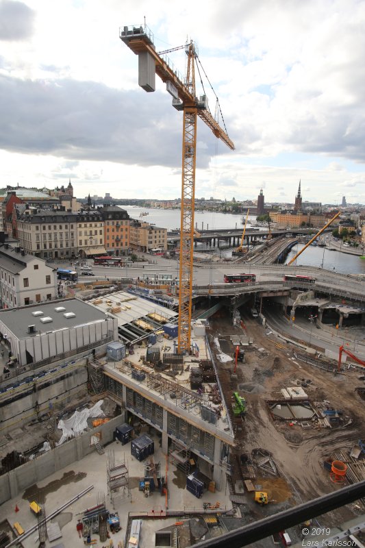 Stockholm Nya Slussen mars 2019