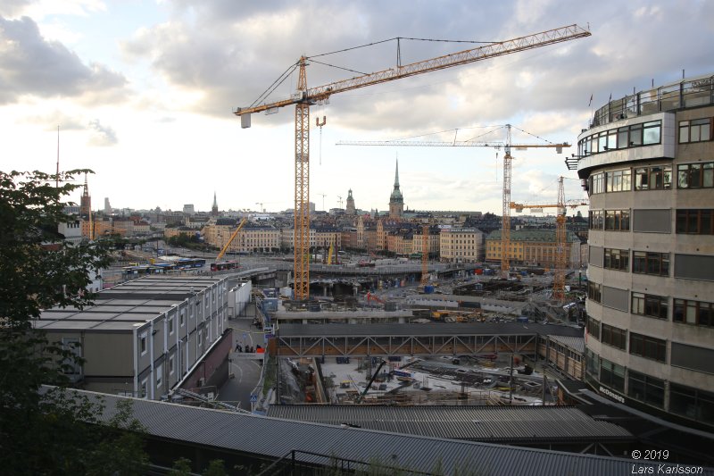 Stockholm Nya Slussen mars 2019