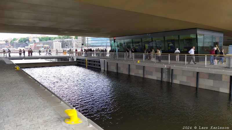 Stockholm Nya Slussen, Vattentorget invigs, Nationaldagen 6:e juni 2024