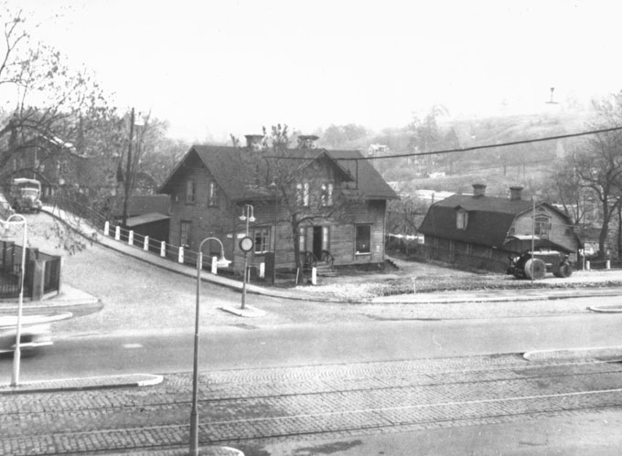 Grönbrink vid Södertäljevägen och Årstadalsvägen. Källa: Stockholmskällan