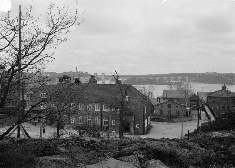 Liljeholmens gamla station 1933. Källa: Stockholmskällan