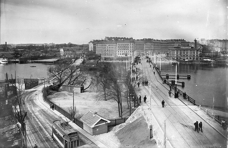 Gamla och nya bron. Källa: Digitalt Museum