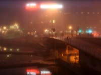 A foggy day in Stockholm, Sweden 2009