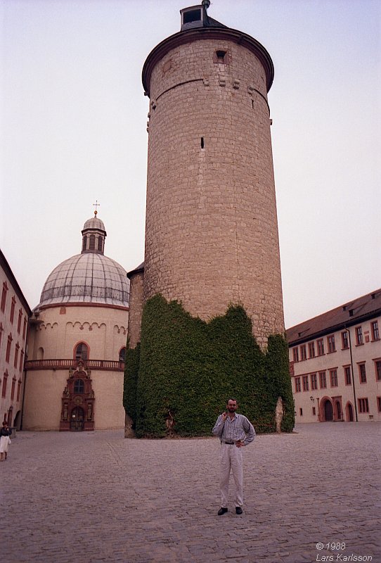 By car from Stockholm in Sweden to Germany and Austria, 1988