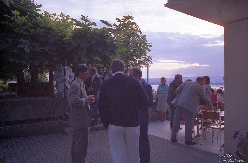 A visit to Switzerland, 1988