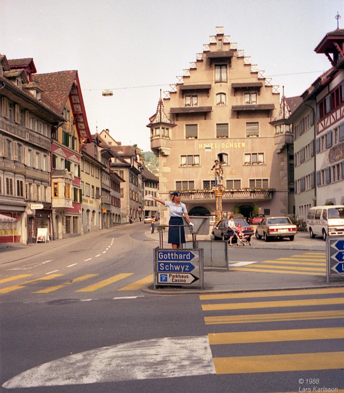 A visit to Switzerland, 1988