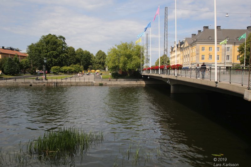 My travels in Sweden: A walk along Motala Ström in Norrköping, 2019