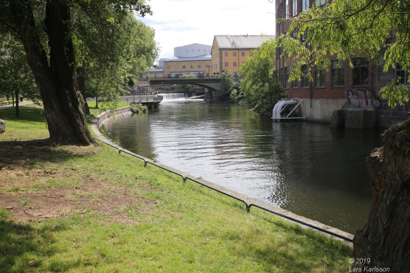 My travels in Sweden: A walk along Motala Ström in Norrköping, 2019