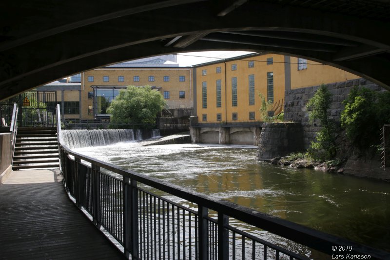 My travels in Sweden: A walk along Motala Ström in Norrköping, 2019