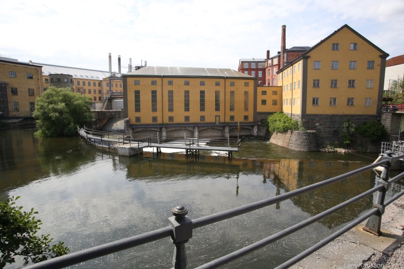 My travels in Sweden: A walk along Motala Ström in Norrköping, 2019