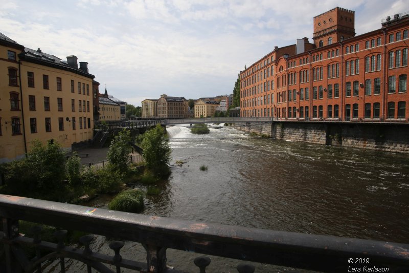 My travels in Sweden: A walk along Motala Ström in Norrköping, 2019