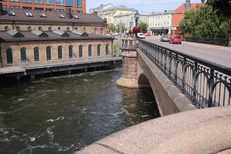 My travels in Sweden: A walk along Motala Ström in Norrköping, 2019