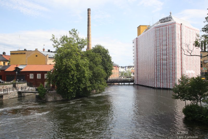 My travels in Sweden: A walk along Motala Ström in Norrköping, 2019