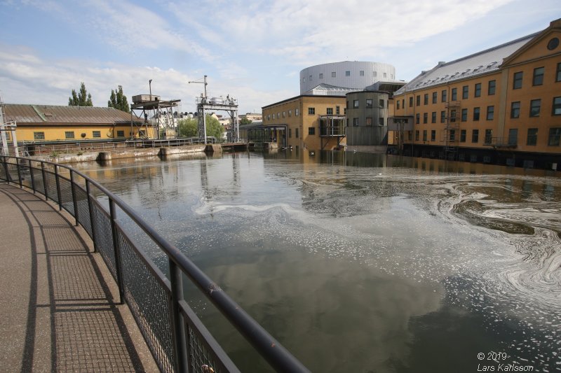 My travels in Sweden: A walk along Motala Ström in Norrköping, 2019