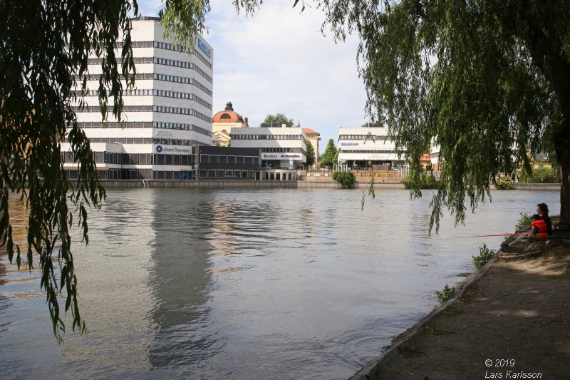 My travels in Sweden: A walk along Motala Ström in Norrköping, 2019