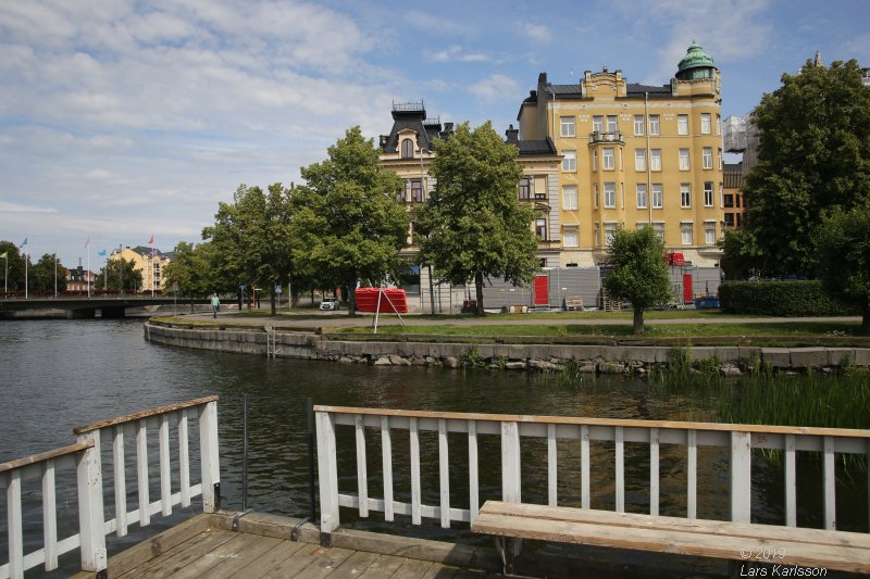 My travels in Sweden: A walk along Motala Ström in Norrköping, 2019