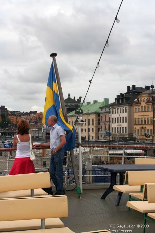 A cruise with M/S Saga Lejon, from Stockholm to Nyköping, 2008