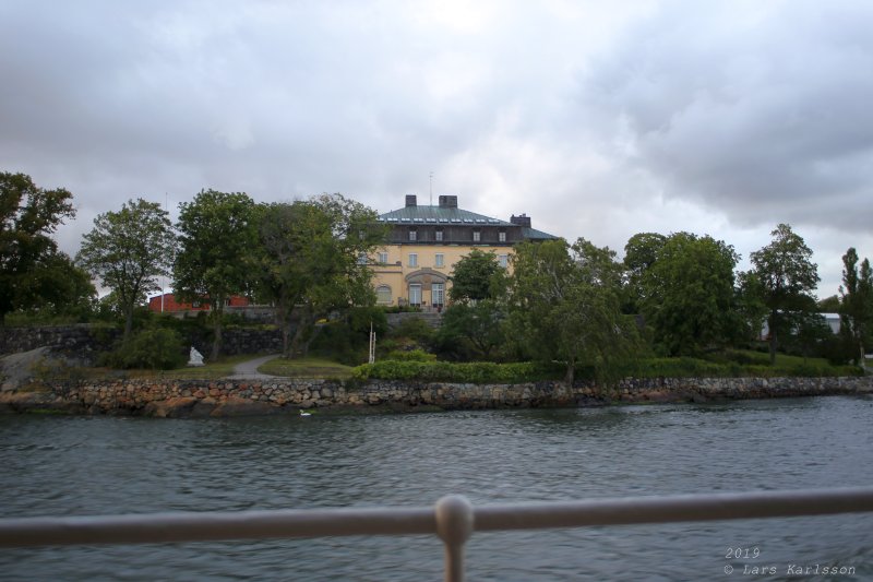 Roslagsrundan by old train, bus and steamship, 2019