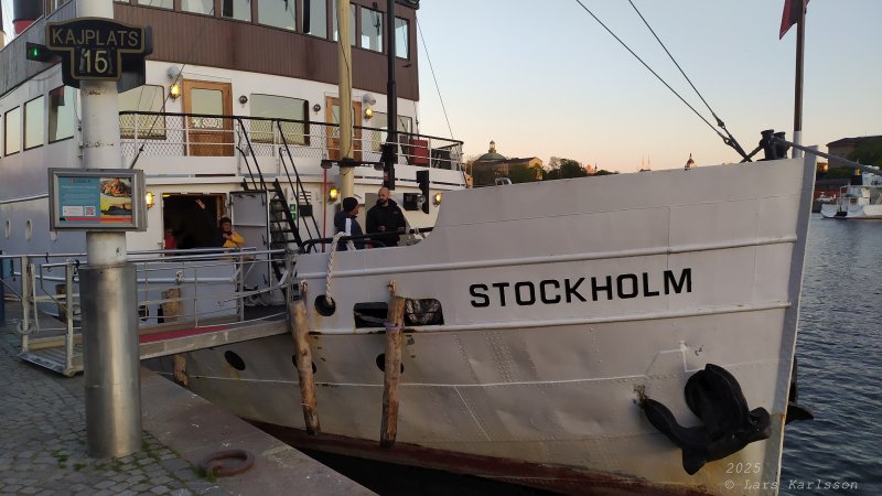 A dinner cruise with S/S Stockholm in Stockholm archipelago, 2025