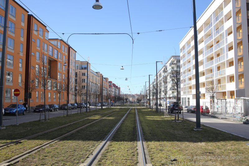 Walks along Stockholm City's harbors: Hammarby Sjöstad's and Soutern Stockholm city's harbors, 2019