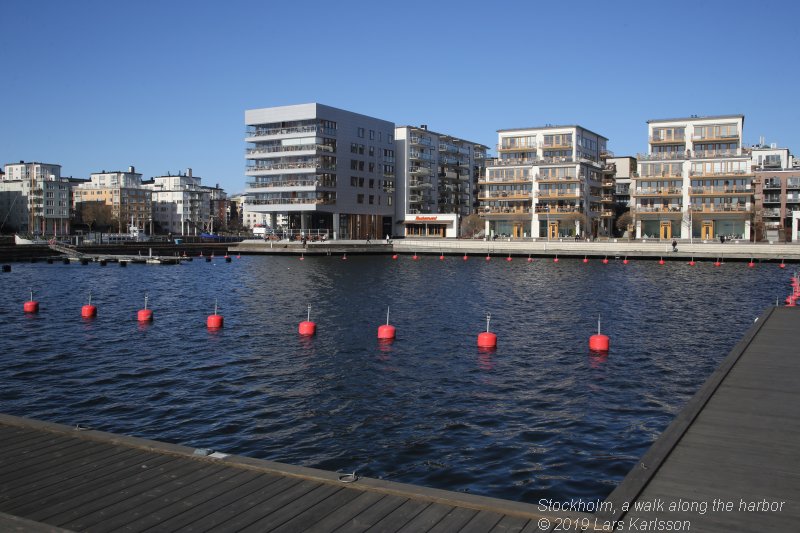 Walks along Stockholm City's harbors: Hammarby Sjöstad's and Soutern Stockholm city's harbors, 2019