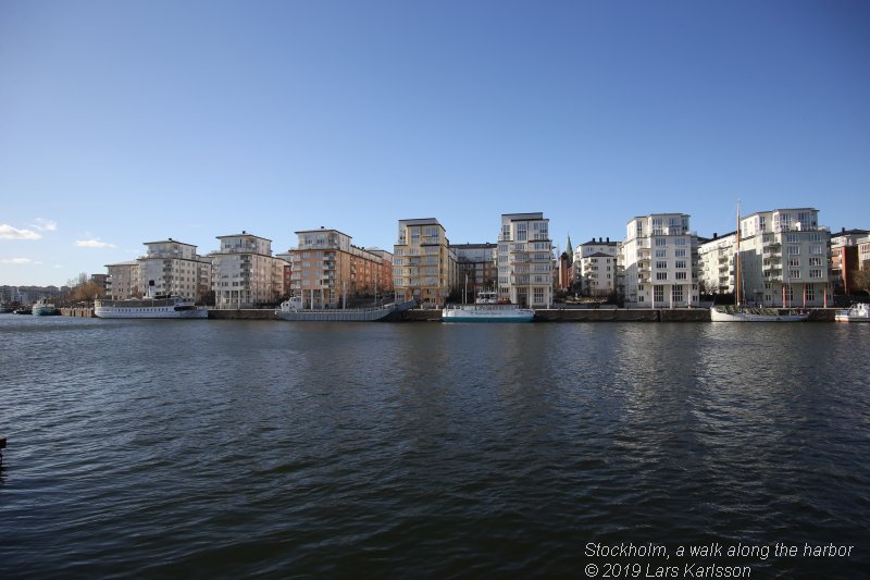 Walks along Stockholm City's harbors: Hammarby Sjöstad's and Soutern Stockholm city's harbors, 2019