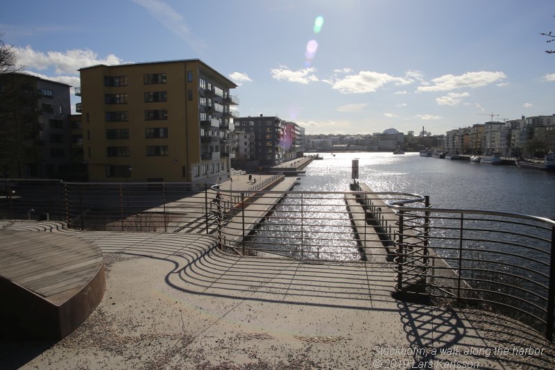 Walks along Stockholm City's harbors: Hammarby Sjöstad's and Soutern Stockholm city's harbors, 2019