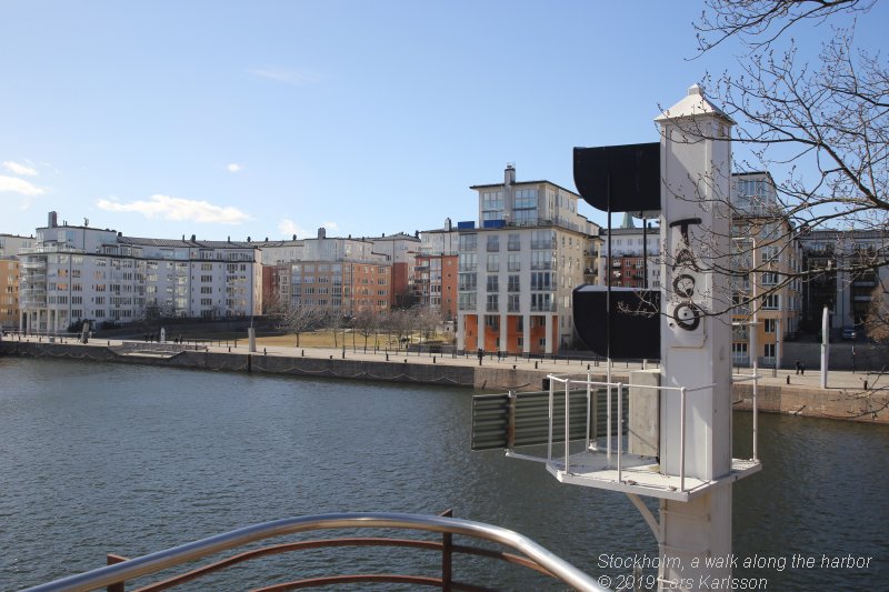 Walks along Stockholm City's harbors: Hammarby Sjöstad's and Soutern Stockholm city's harbors, 2019