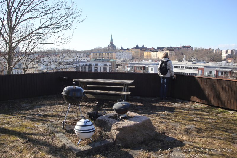 Walks along Stockholm City's harbors: Hammarby Sjöstad's and Soutern Stockholm city's harbors, 2019