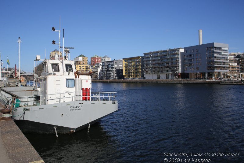 Walks along Stockholm City's harbors: Hammarby Sjöstad's and Soutern Stockholm city's harbors, 2019