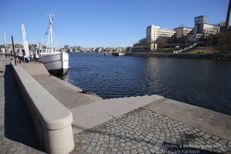 Walks along Stockholm City's harbors: Hammarby Sjöstad's and Soutern Stockholm city's harbors, 2019