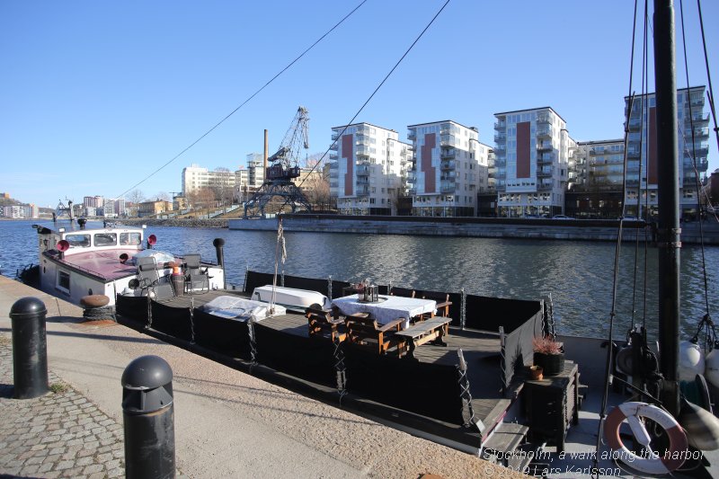 Walks along Stockholm City's harbors: Hammarby Sjöstad's and Soutern Stockholm city's harbors, 2019