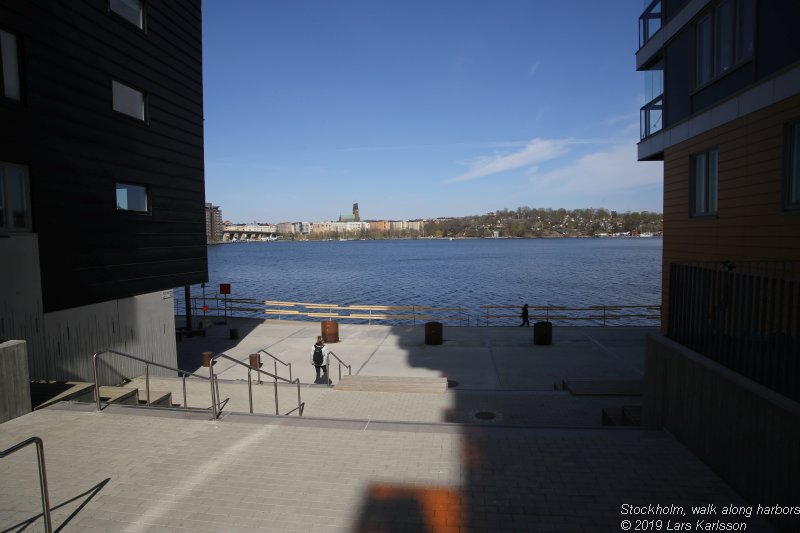 Walks along Stockholm City's harbors: From Årstadal to Eriksdal, 2019