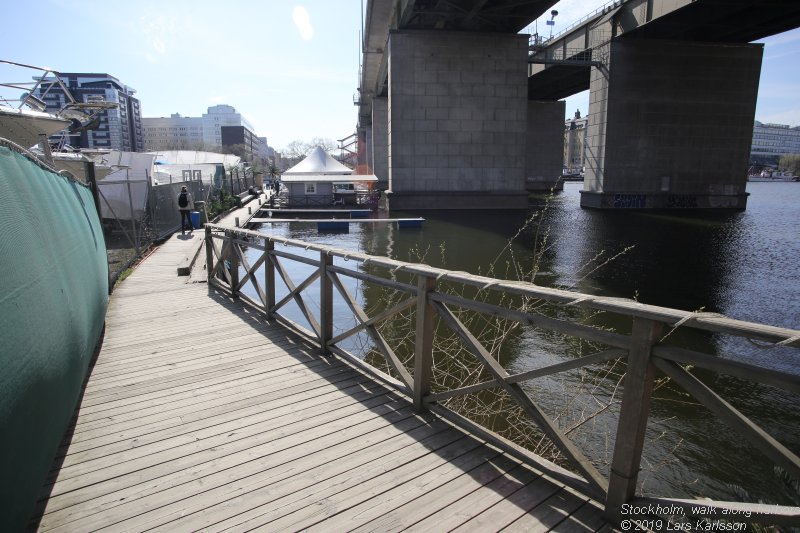 Walks along Stockholm City's harbors: From Årstadal to Eriksdal, 2019