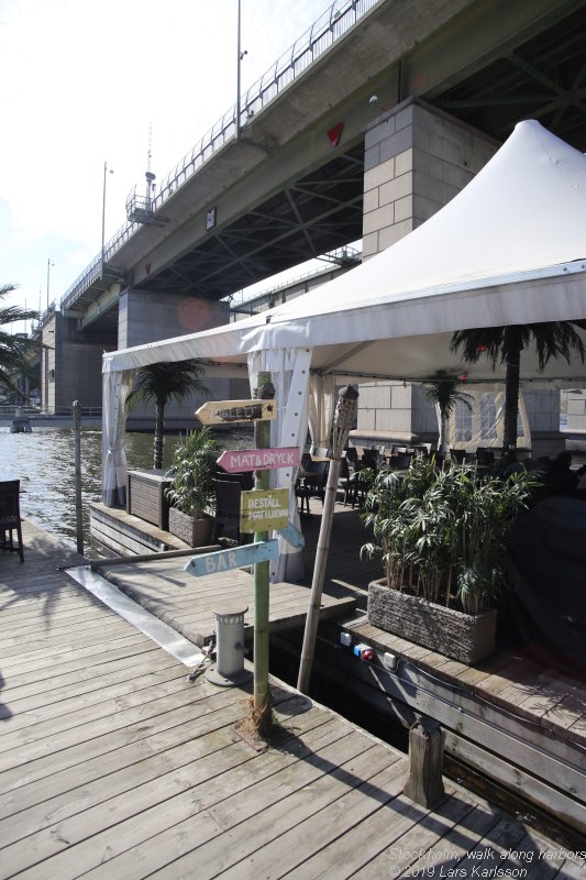 Walks along Stockholm City's harbors: From Årstadal to Eriksdal, 2019