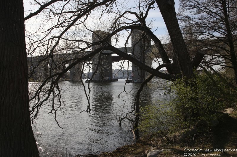 Walks along Stockholm City's harbors: From Årstadal to Eriksdal, 2019